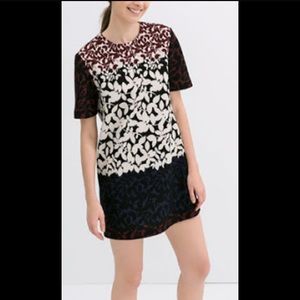 Zara leaf pattern dress, bought in Europe